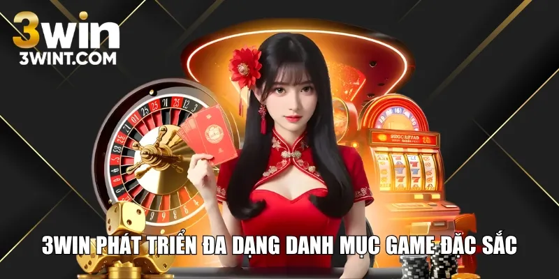 3WIN phát triển đa dạng danh mục game đặc sắc